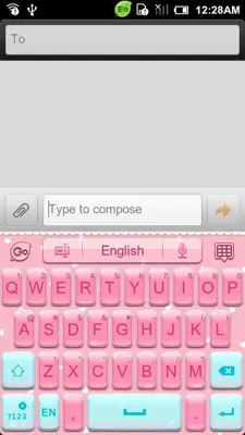 Pink Memories Keyboard Theme android App screenshot 6